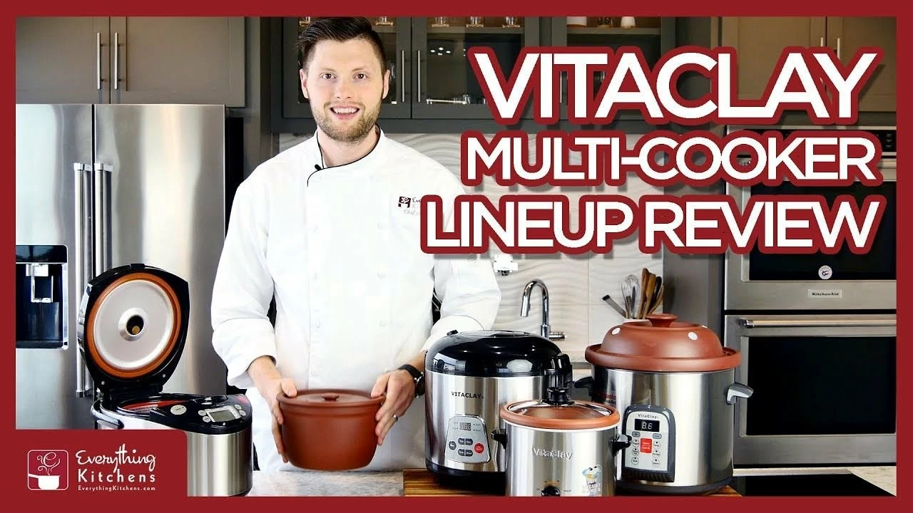 VitaClay Smart 6-In-1 Crock & Stock Pot - Stoneware (6.5 Qt) - Image 3