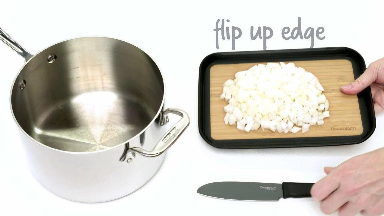 Dreamfarm Fledge Bamboo Cutting Board | 14" X 10" - Image 7