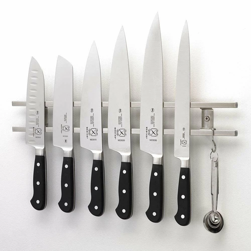 Mercer Cutlery Mercer Culinary 18" Magnetic Knife Bar | Stainless Steel - Image 2