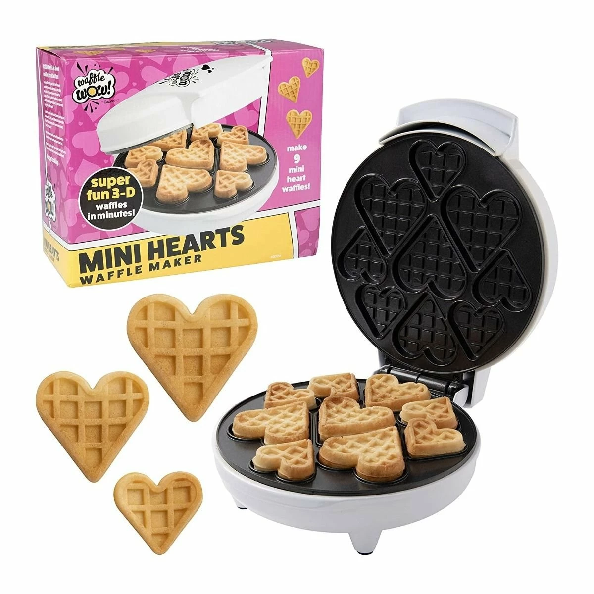Cucina Pro CucinaPro Mini Hearts Waffle Maker - Image 4