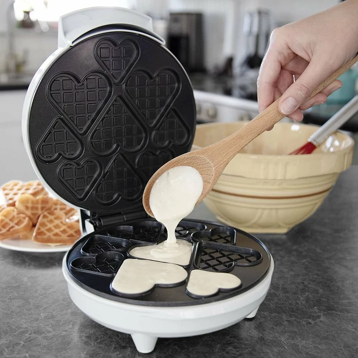 Cucina Pro CucinaPro Mini Hearts Waffle Maker - Image 6