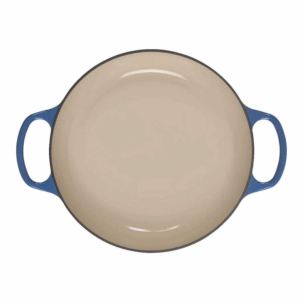 Le Creuset 2.25 Qt. Signature Braiser With Stainless Steel Knob | Noel (Marseille Blue) - Image 3