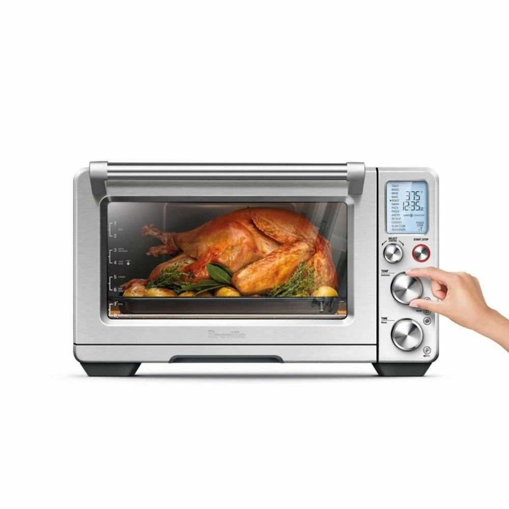 Breville The Smart Oven Air Fryer With Element IQ Convection Countertop Toaster Oven | Brushed Stainless Steel - Image 4