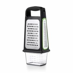 OXO Etched Box Grater With Removable Zester