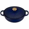 Le Creuset 2.5Qt Signature Cocotte Eiffel Tower Collection | Indigo Blue