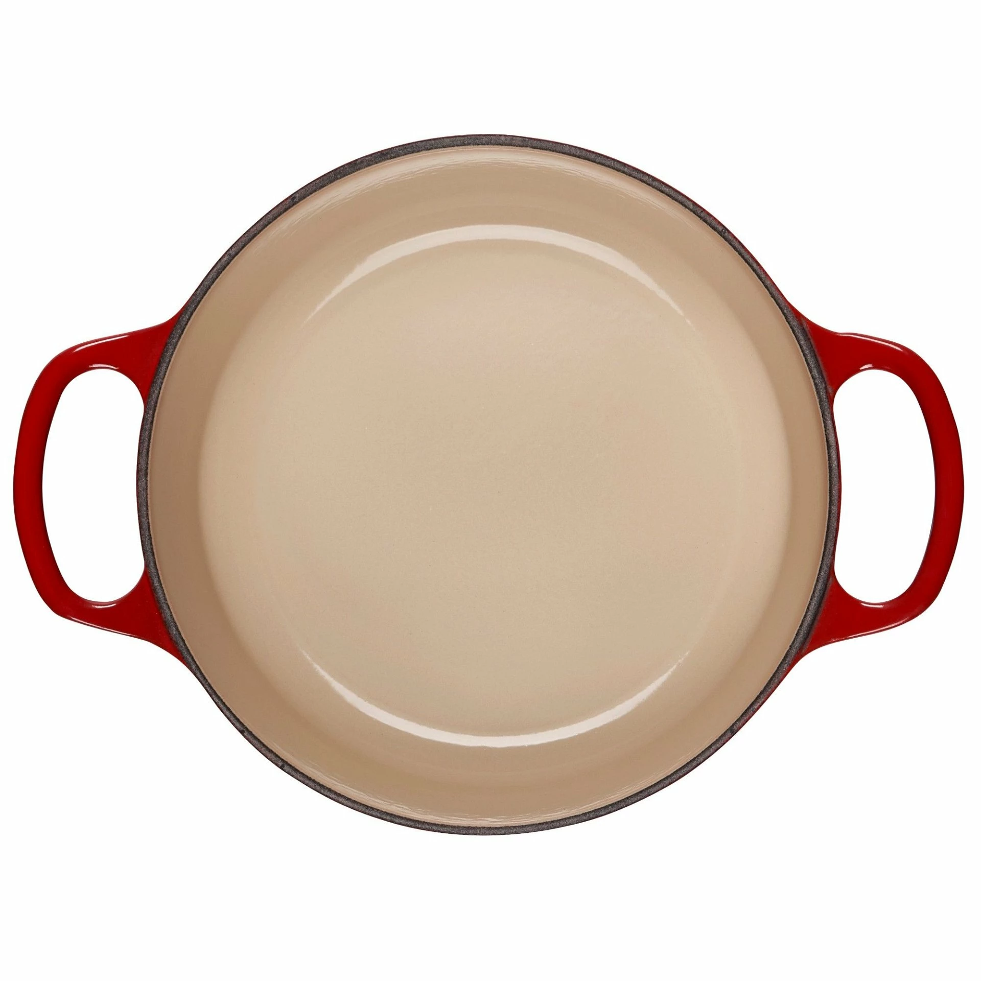 Le Creuset 2 Qt. Round Signature Cast Iron Dutch Oven With Stainless Steel Knob | Cerise/Cherry Red - Image 4