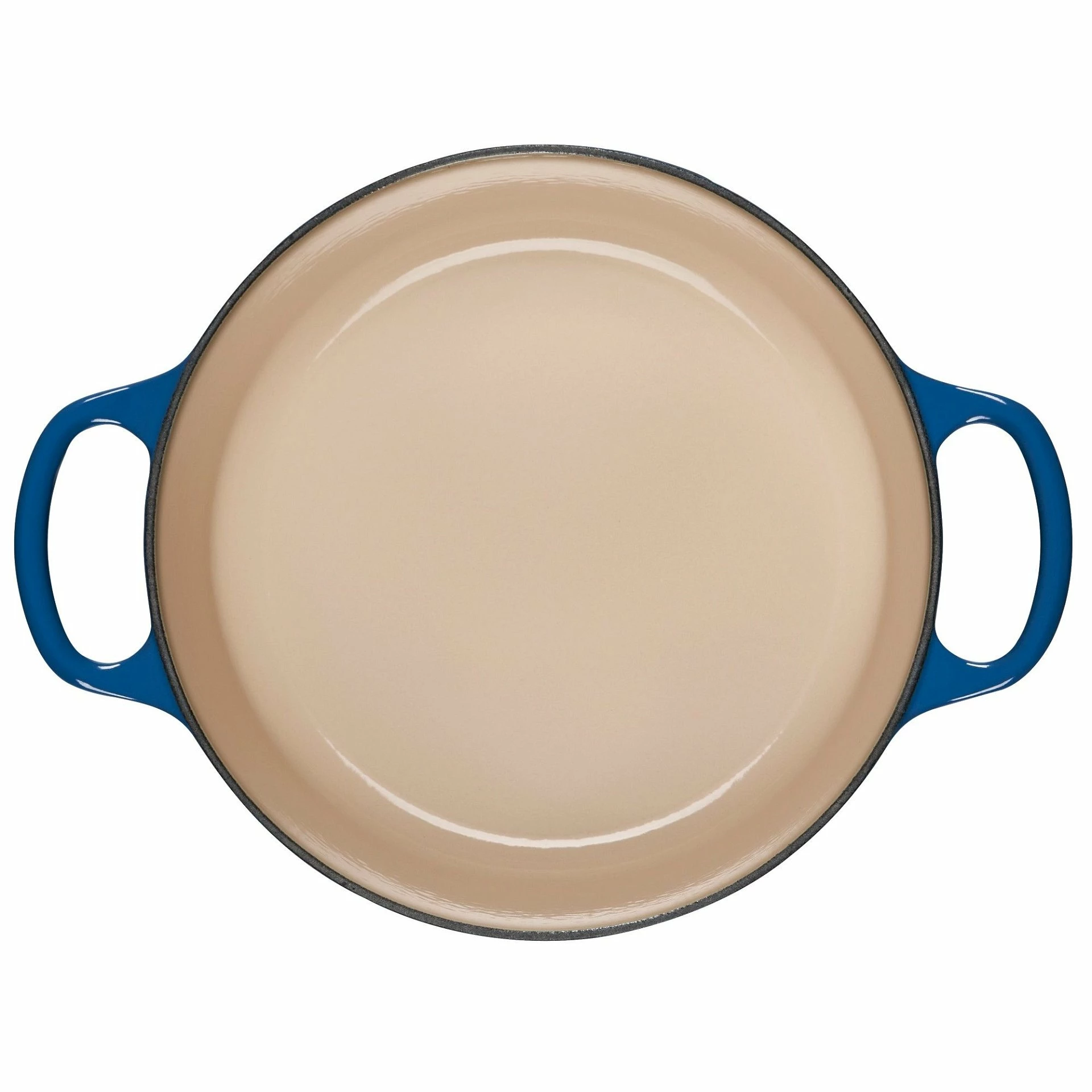 Le Creuset 3.5 Qt. Round Signature Dutch Oven With Stainless Steel Knob | Marseille Blue - Image 4