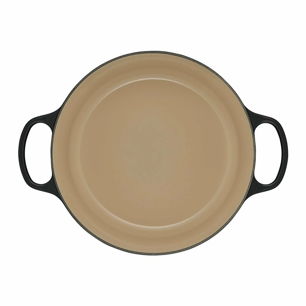 Le Creuset 7.25 Qt. Round Signature Dutch Oven With Stainless Steel Knob | Licorice - Image 4