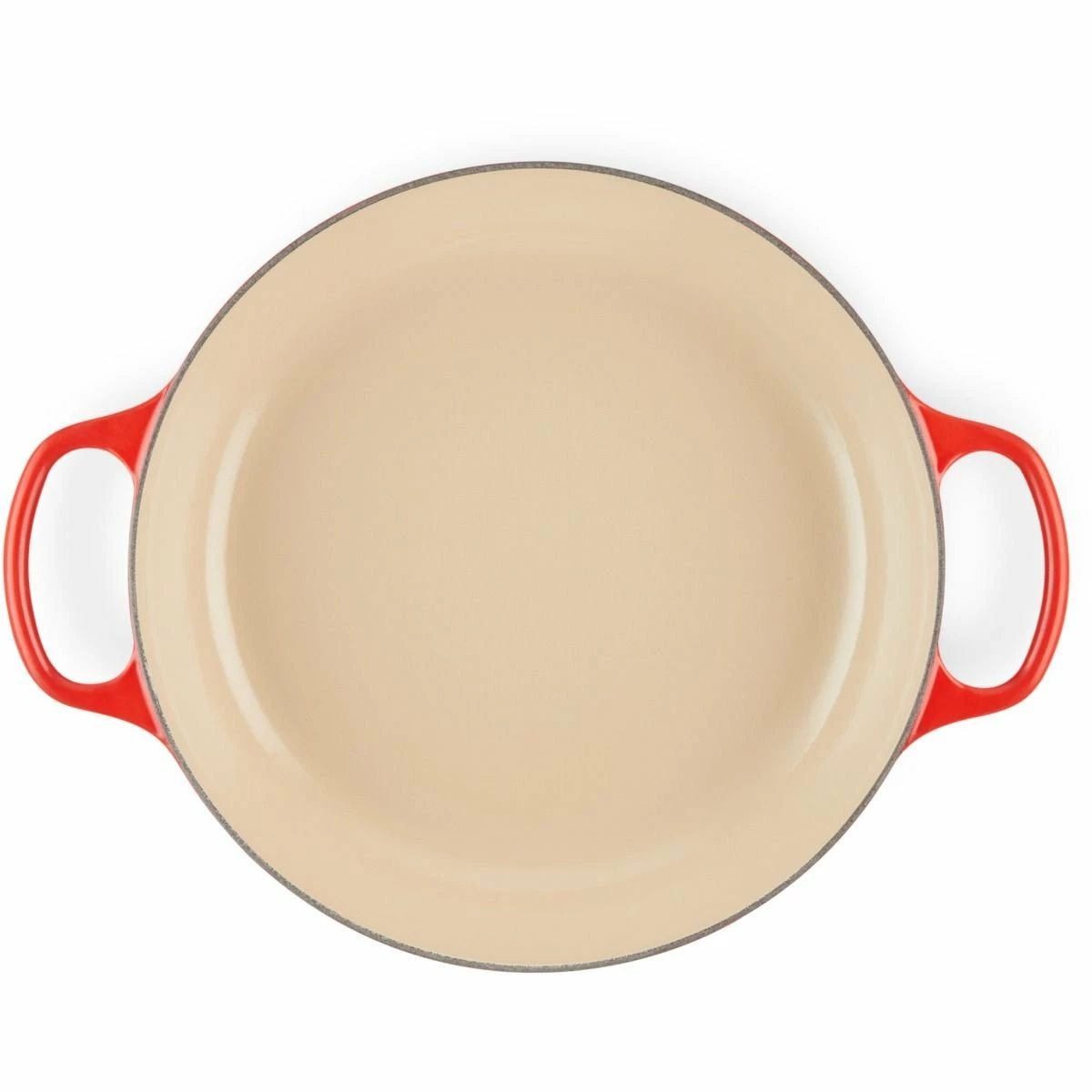 Le Creuset 3.5 Qt. Signature Enameled Cast Iron Braiser With Stainless Steel Knob | Cerise/Cherry Red - Image 4