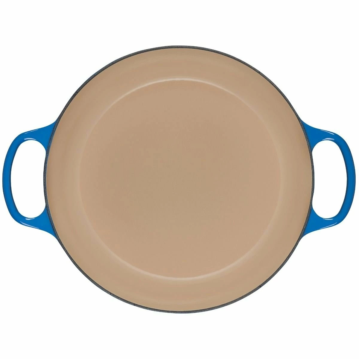 Le Creuset 9 Qt. Round Signature Dutch Oven With Stainless Steel Knob | Marseille Blue - Image 4