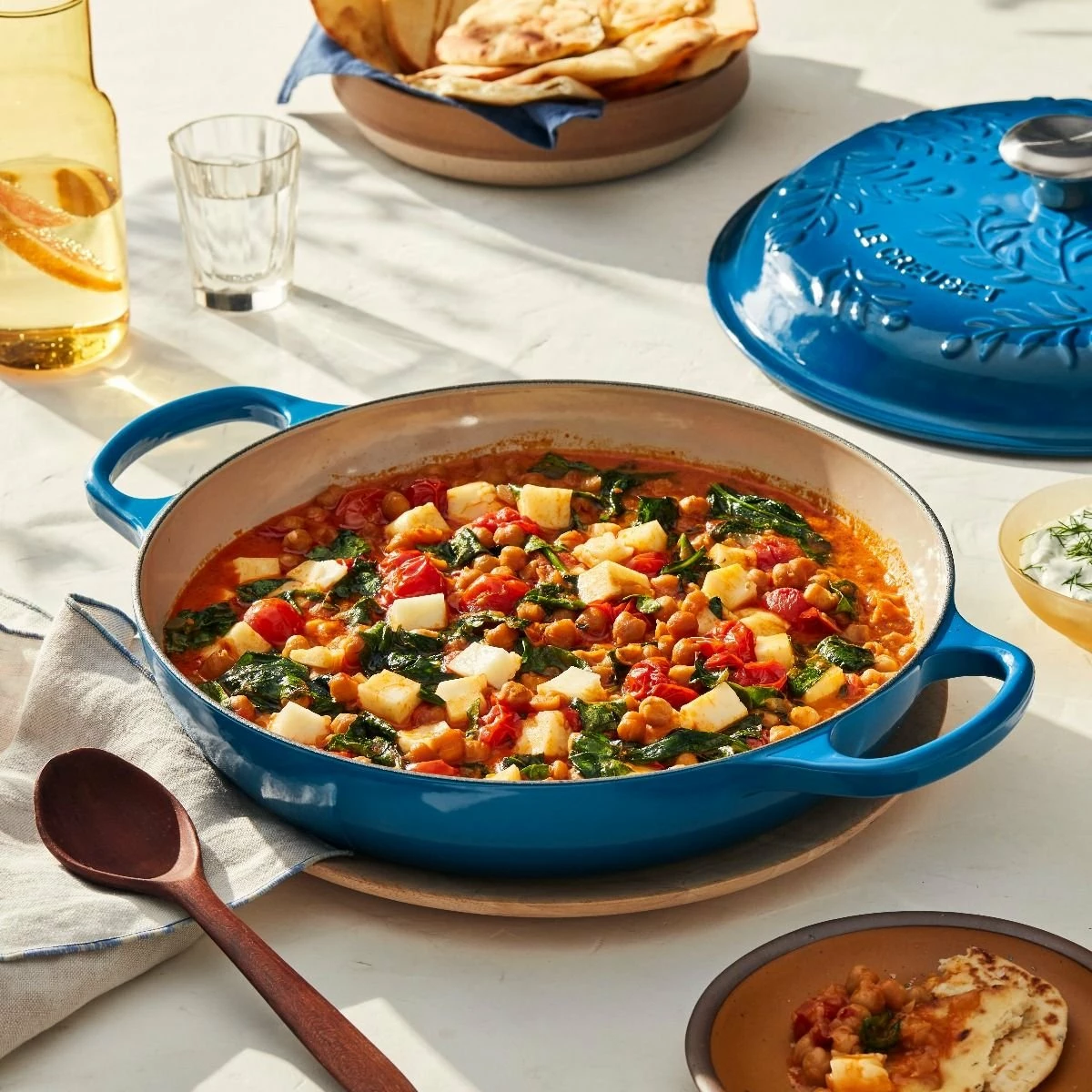 Le Creuset Olive Branch Collection 3.5 Qt. Signature Braiser | Marseille - Image 5