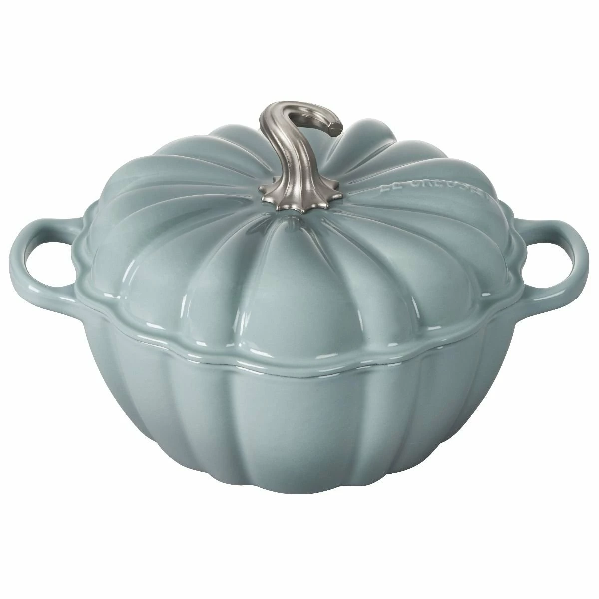 Le Creuset 4 Qt. Pumpkin Cocotte | Sea Salt