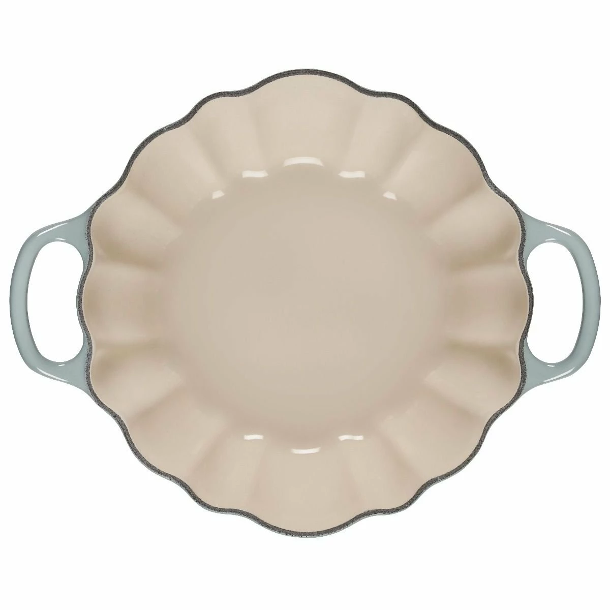 Le Creuset 4 Qt. Pumpkin Cocotte | Sea Salt - Image 3