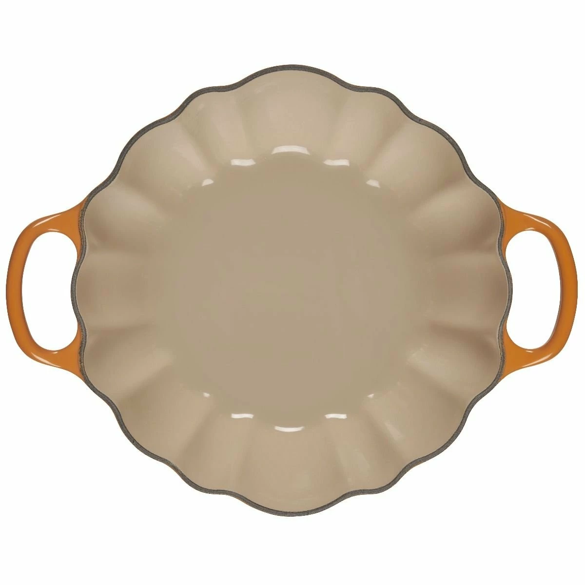 Le Creuset 4 Qt. Pumpkin Cocotte | Persimmon - Image 3