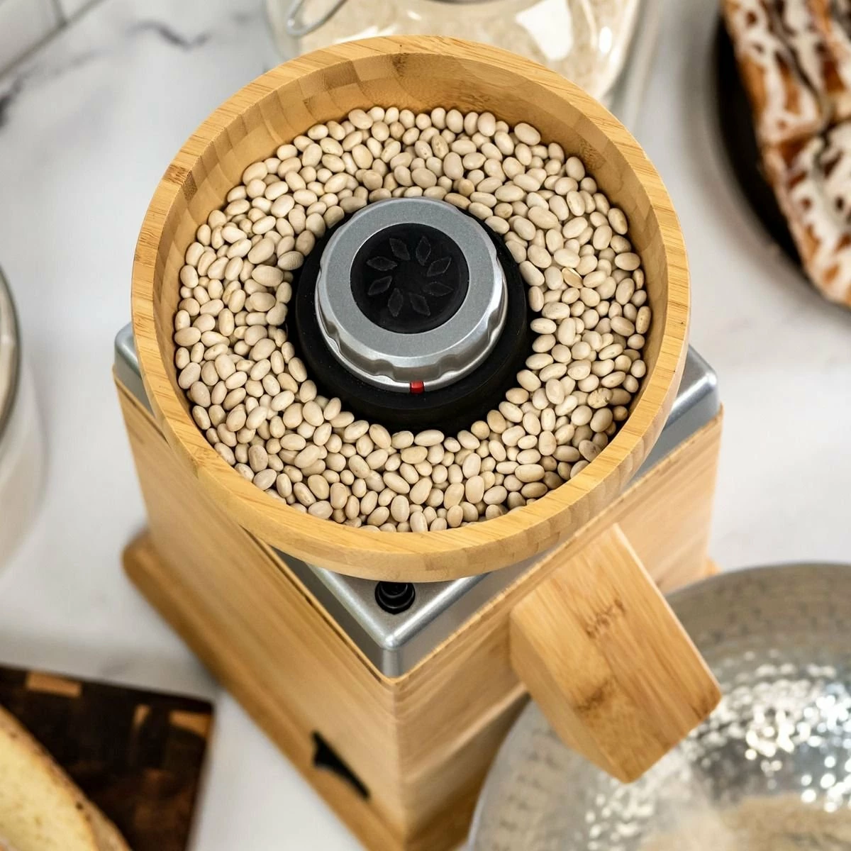 NutriMill Harvest Grain Mill | Silver - Image 3