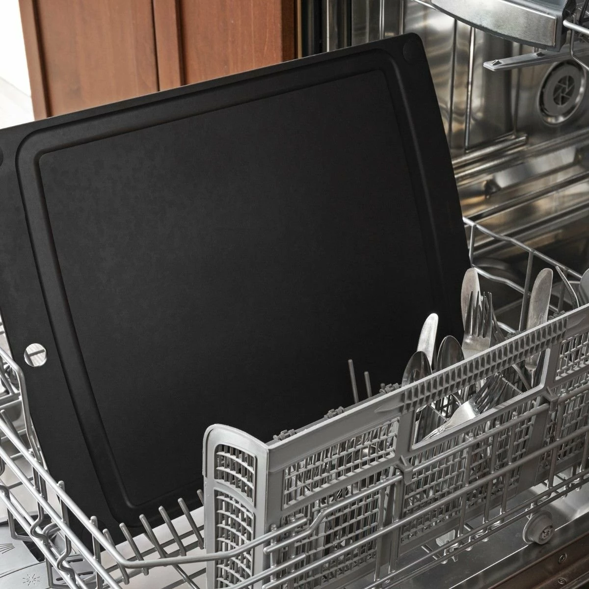 Epicurean All-in-One Series Cutting Board 14.5" × 11.25" | Slate/Black - Image 3