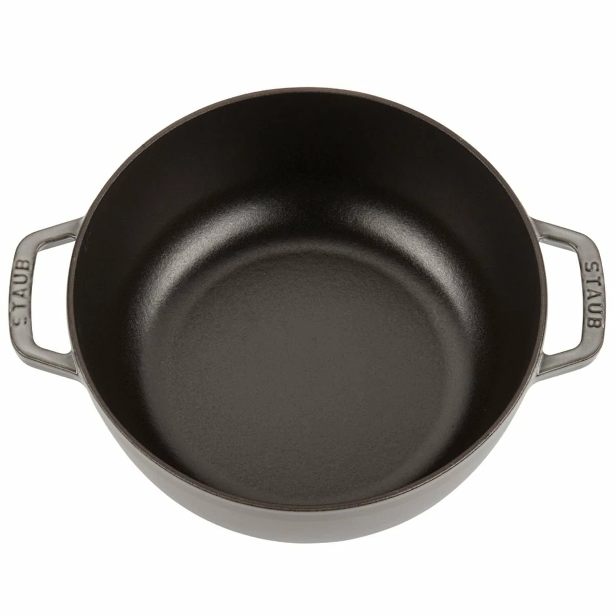 Staub 3.75 Qt. Essential French Oven | Graphite Grey - Image 3