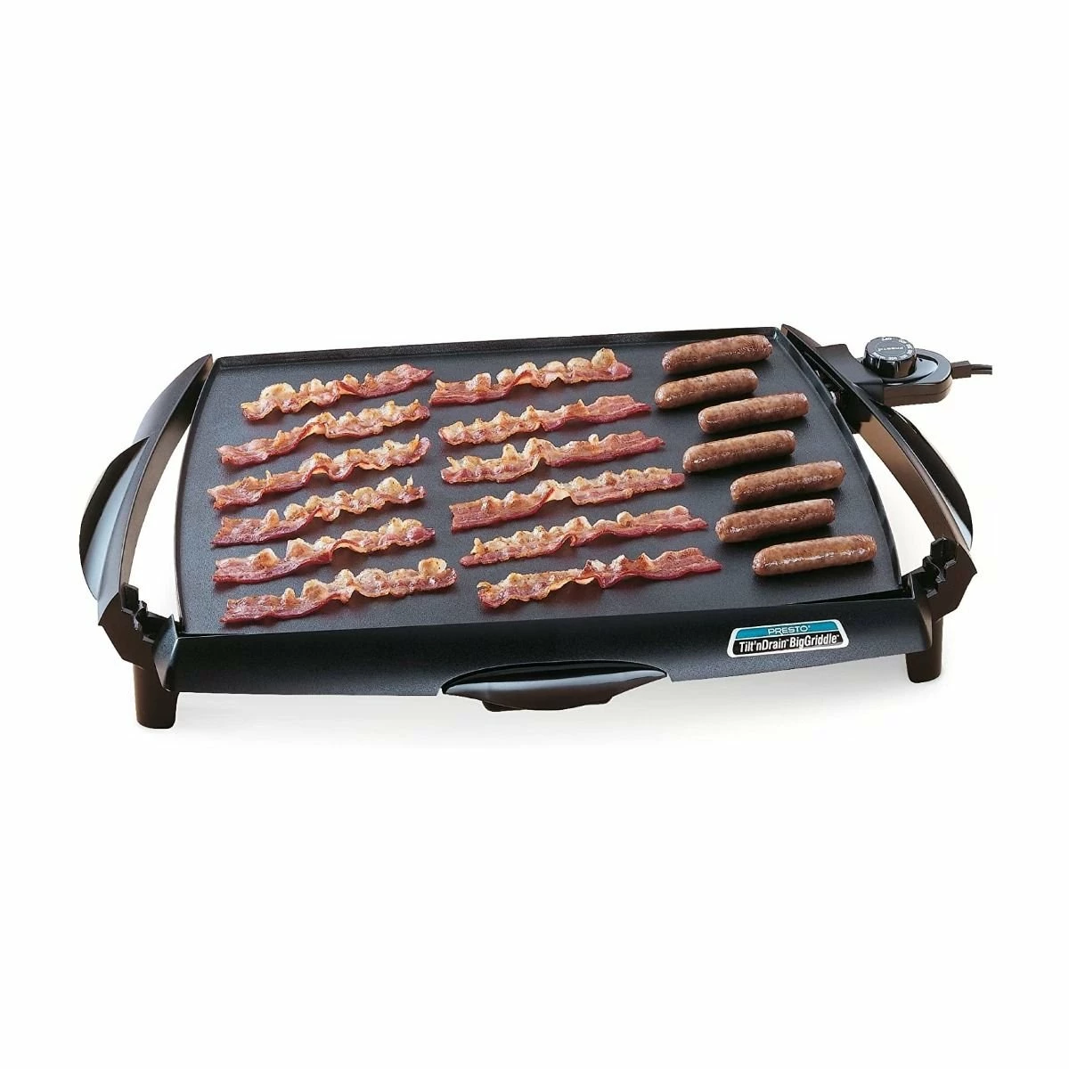 Presto® Tilt'nDrain™ BigGriddle® Cool-Touch Electric Griddle - Image 3