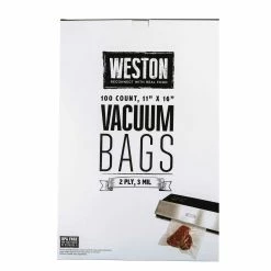Weston 11"x16" Vacuum-Seal Bags, 100 Count