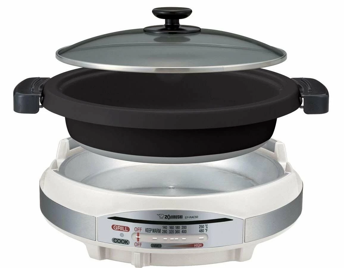 Zojirushi 17.6" Gourmet D'Expert Electric Skillet (EP-RAC50XW) - Image 2